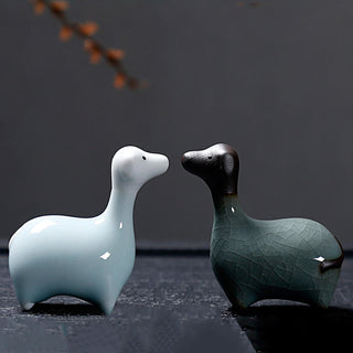 Buddha Gift Chinese Zodiac Ceramic Tea Pet Home Decoration