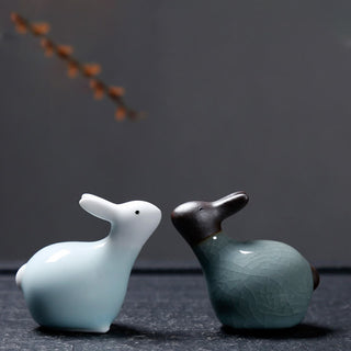 Buddha Gift Chinese Zodiac Ceramic Tea Pet Home Decoration