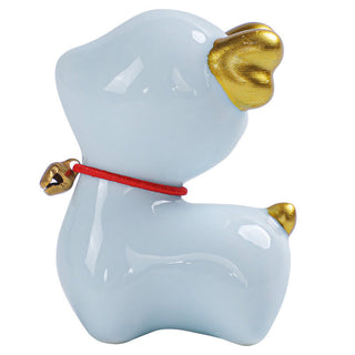 Buddha Gift Mini Deer Tea Pet Ceramic Home Desk Figurine Decoration