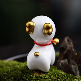 Buddha Gift Mini Deer Tea Pet Ceramic Home Desk Figurine Decoration