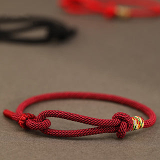 Buddha Gift Red String 925 Sterling Silver 999 Sterling Silver Coin Luck Bracelet