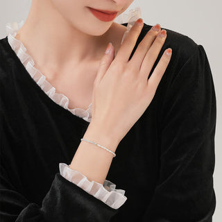 Buddha Gift 2mm Turquoise Pearl Ultra-thin Beads 14k Gold Plated Copper Wisdom Bracelet