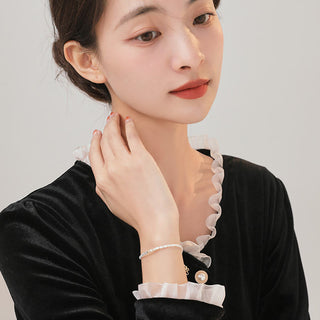 Buddha Gift 2mm Turquoise Pearl Ultra-thin Beads 14k Gold Plated Copper Wisdom Bracelet