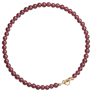 Buddha Gift 3mm Natural Small Garnet Ultra-Thin Beads Protection Bracelet