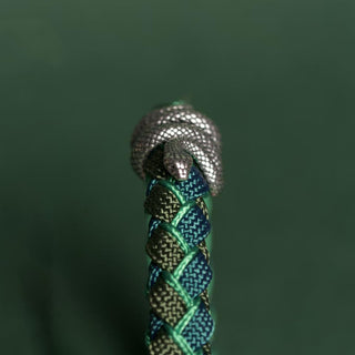 Buddha Gift Year of the Snake 999 Sterling Silver String Protection Braided Bracelet