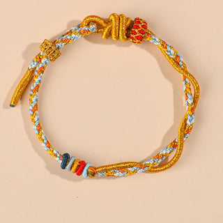 Buddha Gift Colorful String Snake Dragon Year of the Snake Luck Bracelet