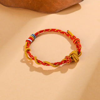 Buddha Gift Colorful String Snake Dragon Year of the Snake Luck Bracelet