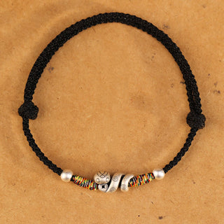 Buddha Gift Red String 999 Sterling Silver Year Of The Snake Anklet