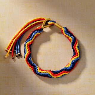 Buddha Gift Tibetan Hand-woven Colored Rope Luck Bracelet