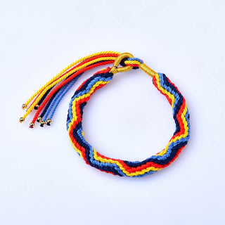 Buddha Gift Tibetan Hand-woven Colored Rope Luck Bracelet