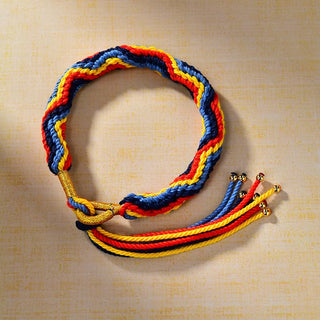 Buddha Gift Tibetan Hand-woven Colored Rope Luck Bracelet