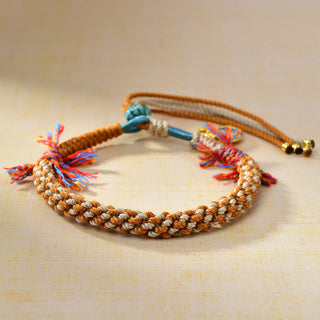 Buddha Gift Tibetan Colored Rope Zakiram Goddess Of Wealth Adjustable Protection Bracelet