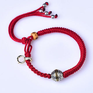 Buddha Gift Tibetan Red Rope Diamond Knot Luck Braided Bracelet