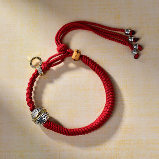 Buddha Gift Tibetan Red Rope Diamond Knot Luck Braided Bracelet