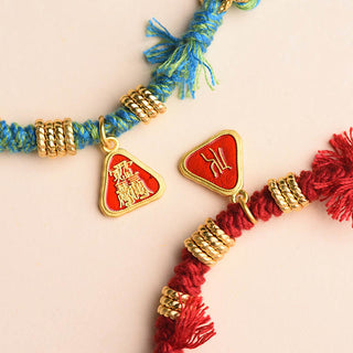 Buddha Gift Tibetan String Zakiram Goddess Of Wealth Flower Tassel Protection Bracelet