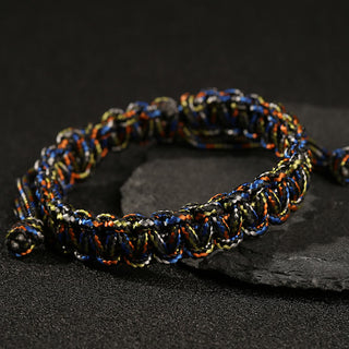 Buddha Gift Handmade Colorful Rope Braided Bracelet