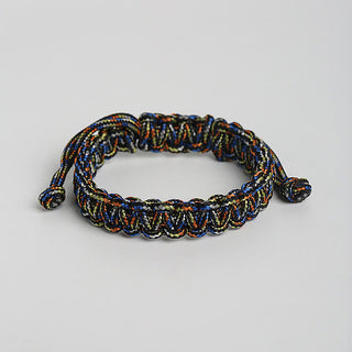 Buddha Gift Handmade Colorful Rope Braided Bracelet