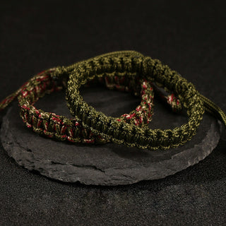 Buddha Gift Handmade Colorful Rope Braided Bracelet