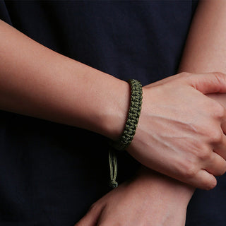 Buddha Gift Handmade Colorful Rope Braided Bracelet