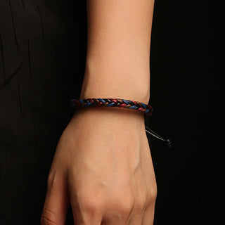 Buddha Gift Handmade Eight Thread Peace Knot Wax Cord Rope Braided Bracelet