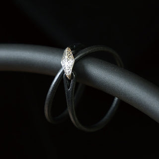 Buddha Gift 925 Sterling Silver Leather Multi-turn Protection Bracelet