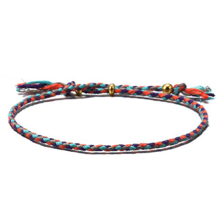 Buddha Gift Handmade Colorful Rope Braided Tassel Adjustable Harmony Bracelet