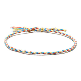 Buddha Gift Handmade Colorful Rope Braided Tassel Adjustable Harmony Bracelet