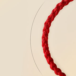 Buddha Gift Hetian Jade Black Onyx Red Agate Bead Luck Braided Bracelet