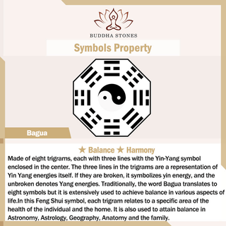 Buddha Gift Silver Sheen Obsidian Bagua Yin Yang Symbol Protection Necklace Pendant