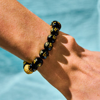 Buddha Gift FengShui PiXiu Obsidian Wealth Bracelet