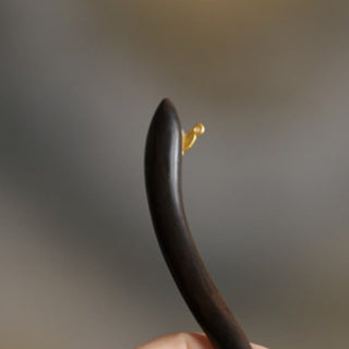 Buddha Gift Auspicious Cloud Sandalwood Rabbit Protection Hairpin