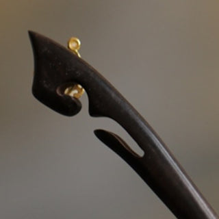 Buddha Gift Auspicious Cloud Sandalwood Rabbit Protection Hairpin