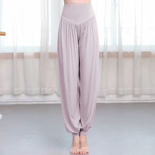 Buddha Gift Plain Color Loose Modal Yoga Dance Harem Pants
