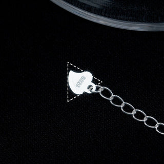 Buddha Gift 925 Sterling Silver Pearl Beads Protection Anklet