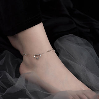 Buddha Gift 925 Sterling Silver Antiquity Bell Protection Anklet