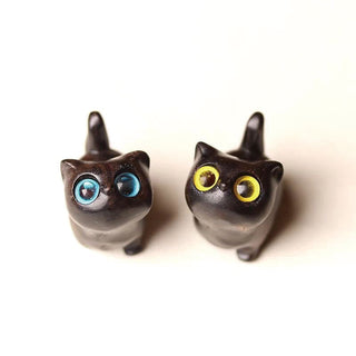 Buddha Gift Green Sandalwood Ebony Wood Sandalwood Small Leaf Red Sandalwood Mini Lucky Cat Peace Decoration