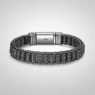 Buddha Gift Tibetan Copper Buckle Om Mani Padme Hum Peace Metal Bracelet