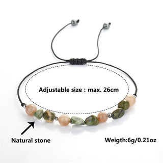 Buddha Gift You Are Amazing Rhyolite Sun Stone Positive Bracelet