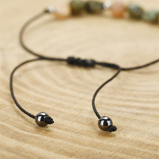 Buddha Gift You Are Amazing Rhyolite Sun Stone Positive Bracelet