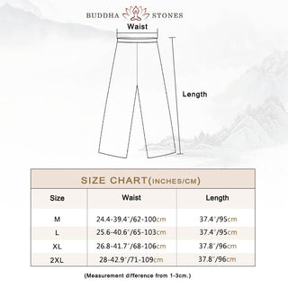 Buddha Gift 2Pcs Solid Color Midi Dress Wide Leg Pants Meditation Spiritual Zen Practice Yoga Dance Clothing