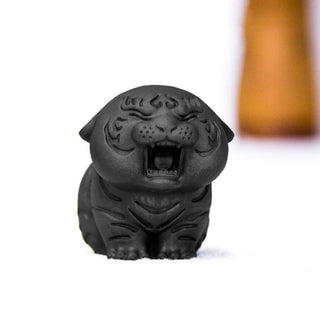 Buddha Gift Mini Cute Tiger Iron Powder Rust Cast Resin Statue Home Decoration