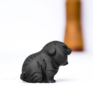 Buddha Gift Mini Cute Tiger Iron Powder Rust Cast Resin Statue Home Decoration