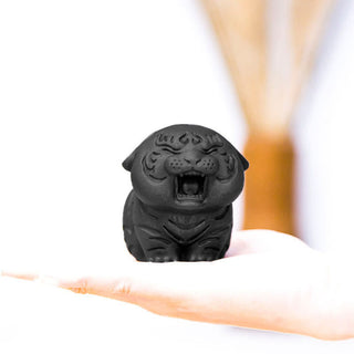 Buddha Gift Mini Cute Tiger Iron Powder Rust Cast Resin Statue Home Decoration