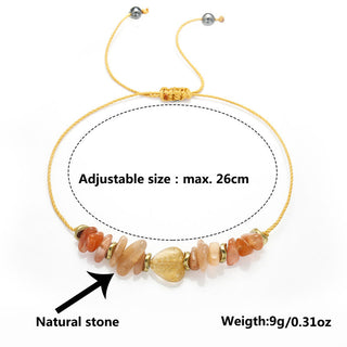 Buddha Gift Lift Your Soul Citrine Carnelian Sun Stone Happiness Bracelet