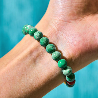 Buddha Gift Natural Jade Om Mani Padme Hum Cyclone Charm Prosperity Bracelet