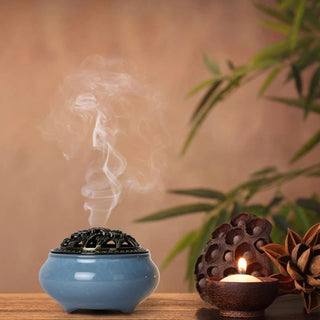 Buddha Gift Colorful Ceramic Incense Burner