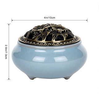 Buddha Gift Colorful Ceramic Incense Burner