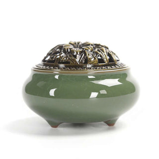Buddha Gift Colorful Ceramic Incense Burner