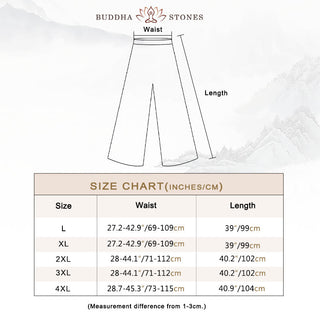 Buddha Gift 2Pcs Tang Suit Plain Color Frog-Button Men's Long Sleeve Shirt Pants Set