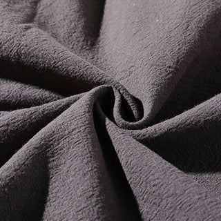 Buddha Gift 2Pcs Plain Notched Collar T-Shirt 7-8 Length Wide Leg Shorts With Pockets Cotton Linen Men's Meditation Cloth Set